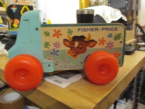 fisher price milk wagon