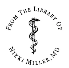 Caduceus / Medical Sign Embosser with Name Custom Round Shiny Seal Embosser