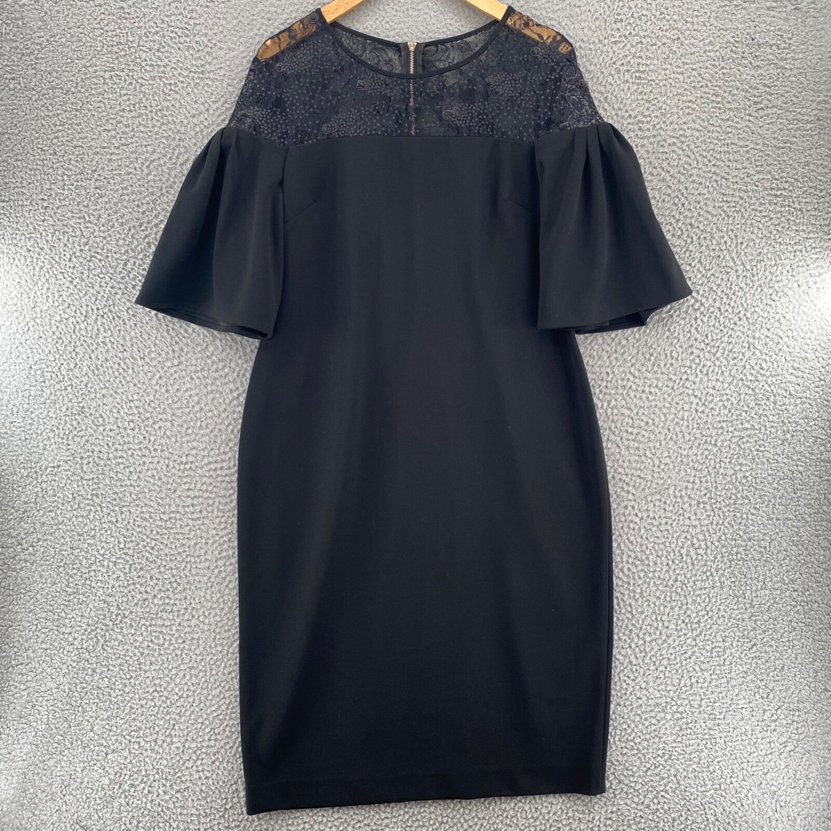 chinese dress ladies Black Silk and Lace Slip Gown – Vintage Couture main image 1
