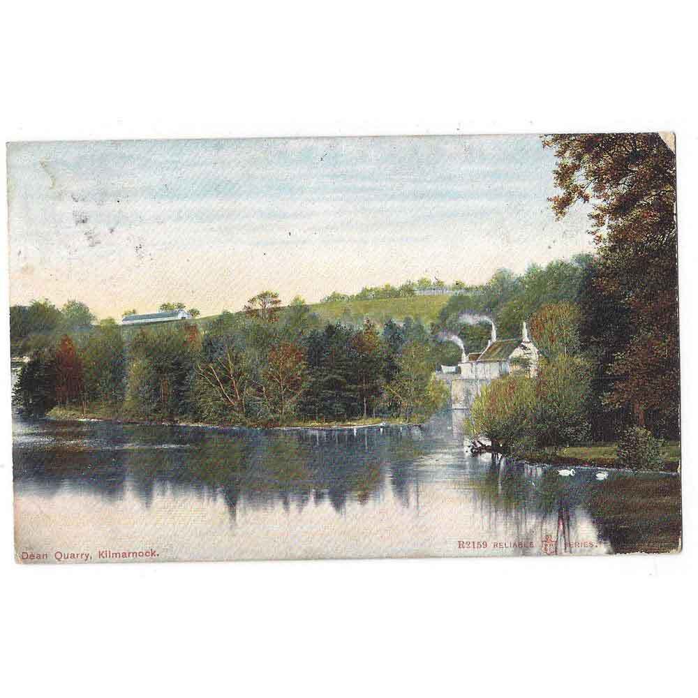 KILMARNOCK Dean Quarry, Ayrshire, Reliable Series Postcard Postally
