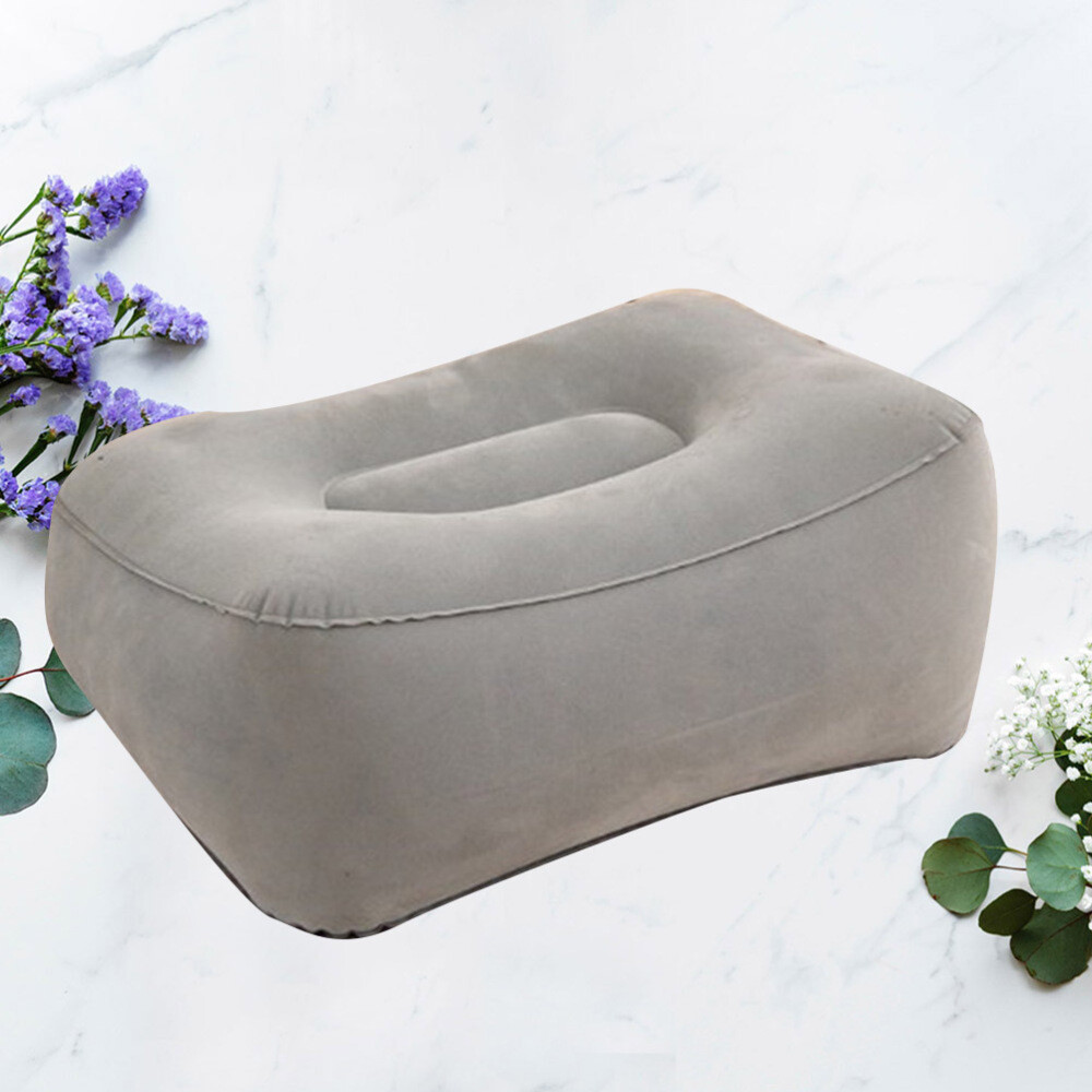 Inflatable Foot Stool Rest Airplane Footrest Travel Footstool eBay