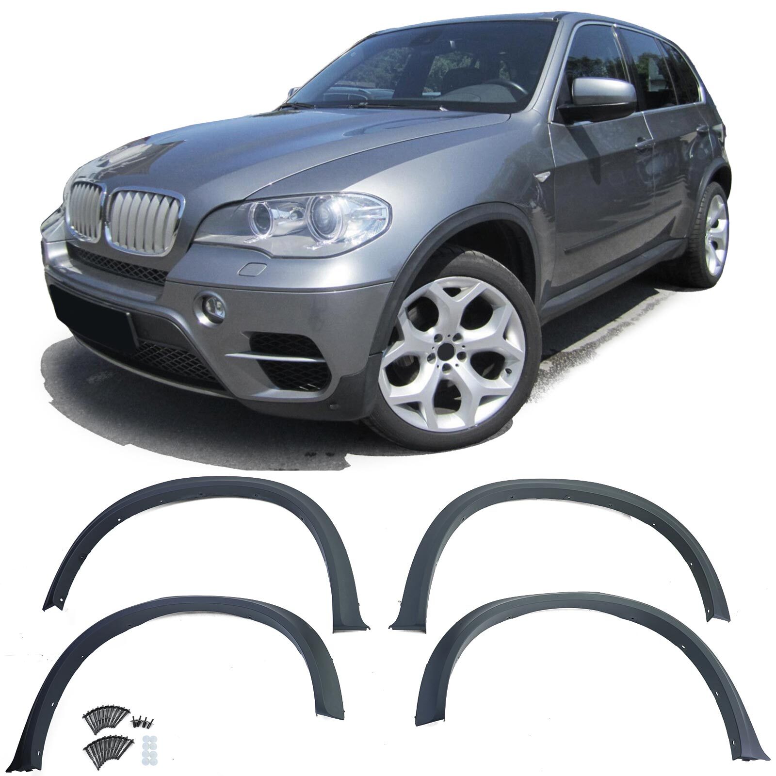 Radlauf Kotflügel Verbreiterung Radlaufblenden Für BMW X5 E70