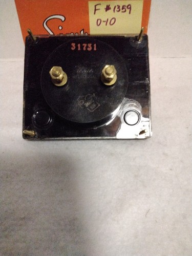 Simpson Model #1359 Panel Meter 0-10 AC Amps Catalog # ??? - Picture 8 of 8