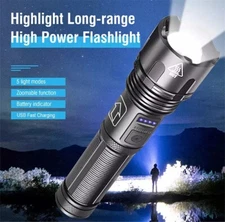 Flashlights High Lumens Rechargeable Powerful Tactical Flashlight Super Bright