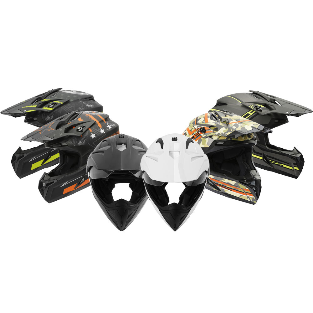 Adult ATV Helmet DOT Motocross Full Face Dirt Bike Offroad