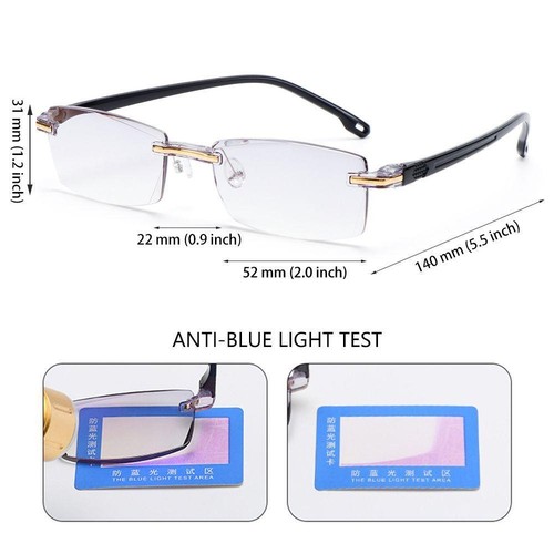 Progressive Saphir hohe Härte Anti-Blau weit und nahezu Dual-Use Leseglas - Bild 9 von 27