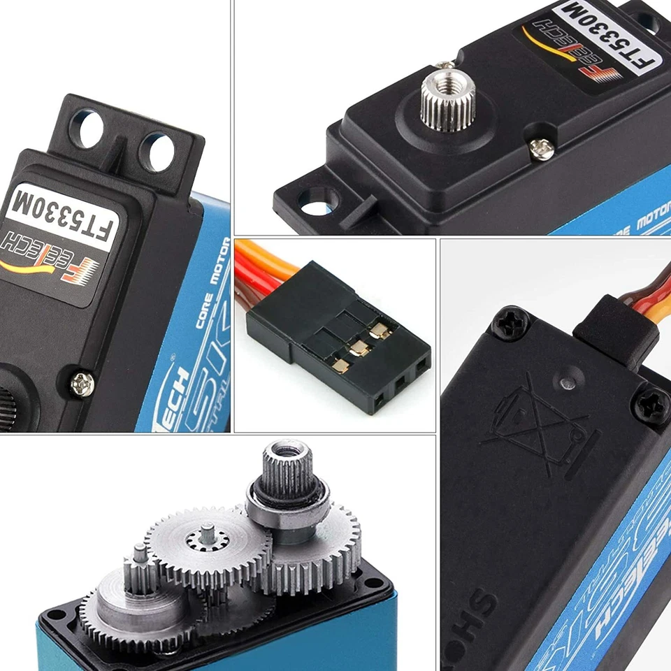 6x 35KG High Torque 180° Digital Servo for RC Car Crawler Truck,Boat Waterproof - Image 4 of 4