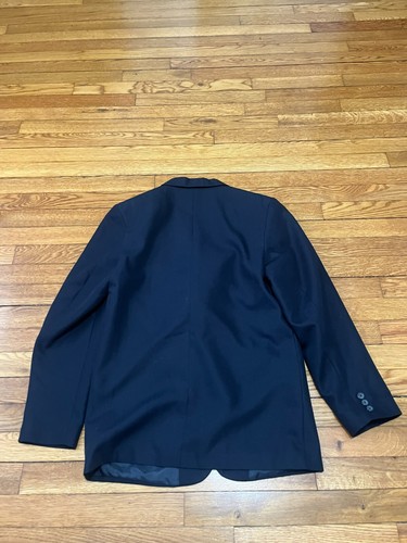 Van Heusen Boys Blazer Size 18 Regular Fit Sport Jacket Navy Blue 3 Button - Picture 4 of 4