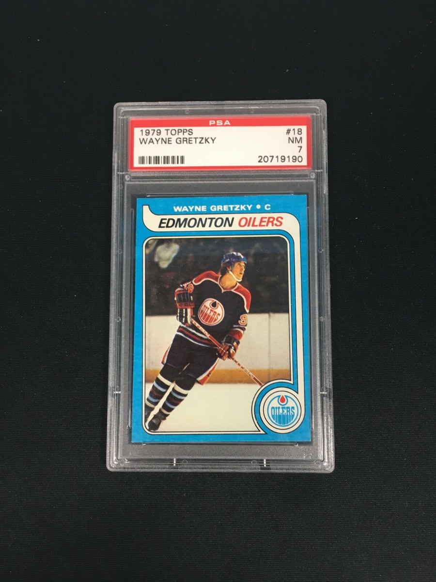 1979 Wayne Gretzky Topps #18 PSA 7 NM Rookie RC Hockey Card