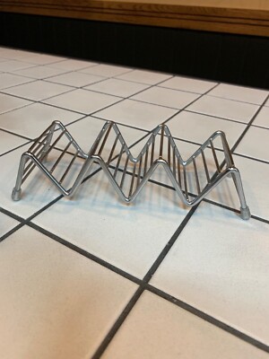 Tortilla Stand Rack Edelstahl - Taco Muschelhalter für 3 Tacos