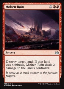 Molten Rain - Foil x1 - Modern Masters 2017 - NM-Mint, English - Modern Masters