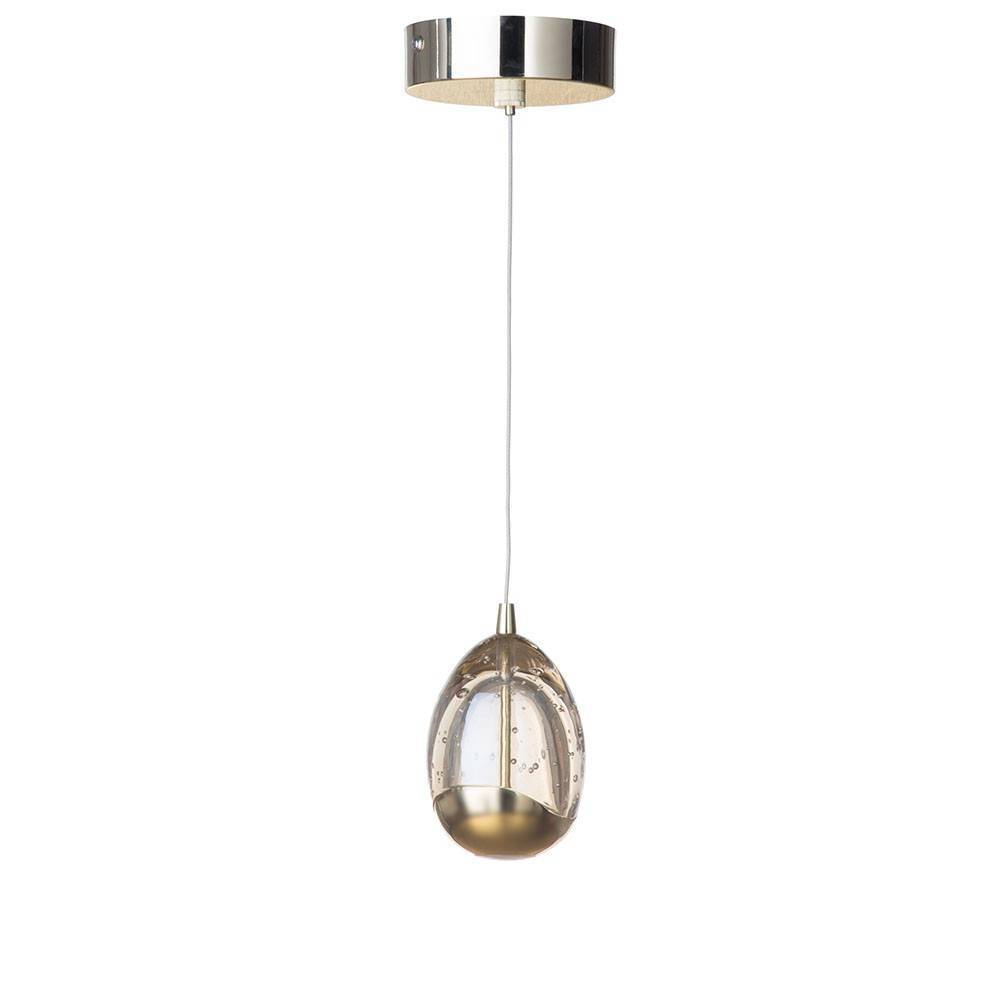 Visconte Bulla Ceiling Pendant 4.8 Watt Integrated LED 1 Light - Polished Gold