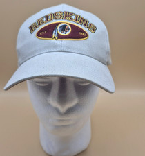 NOS Vintage Washington Redskins Beige Strap Back Cap NWOT - 1990's