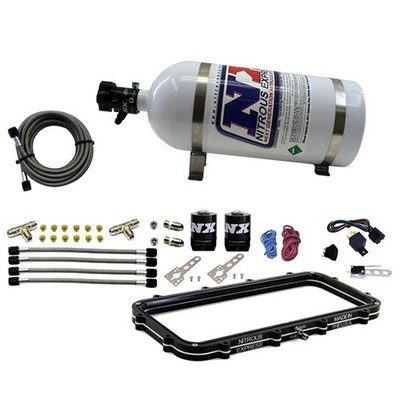 Nitrous Express for Holley High Ram Plenum Nitrous Plate Kit w/10lb Bottle