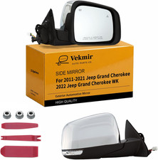 Right Side Mirror for 2011-2021 Jeep Grand Cherokee 13Pins Chrome