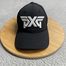 PXG Golf Hat Cap Strap Back One Size Black Mens Parsons Xtreme Golf Embroidered