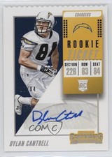 2018 Panini Contenders Stubs /84 Dylan Cantrell #288 Auto p8v