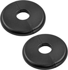 2 Pcs Wall Split Flange ABS round Self-Adhesive Escutcheon Plate Buckles for ...
