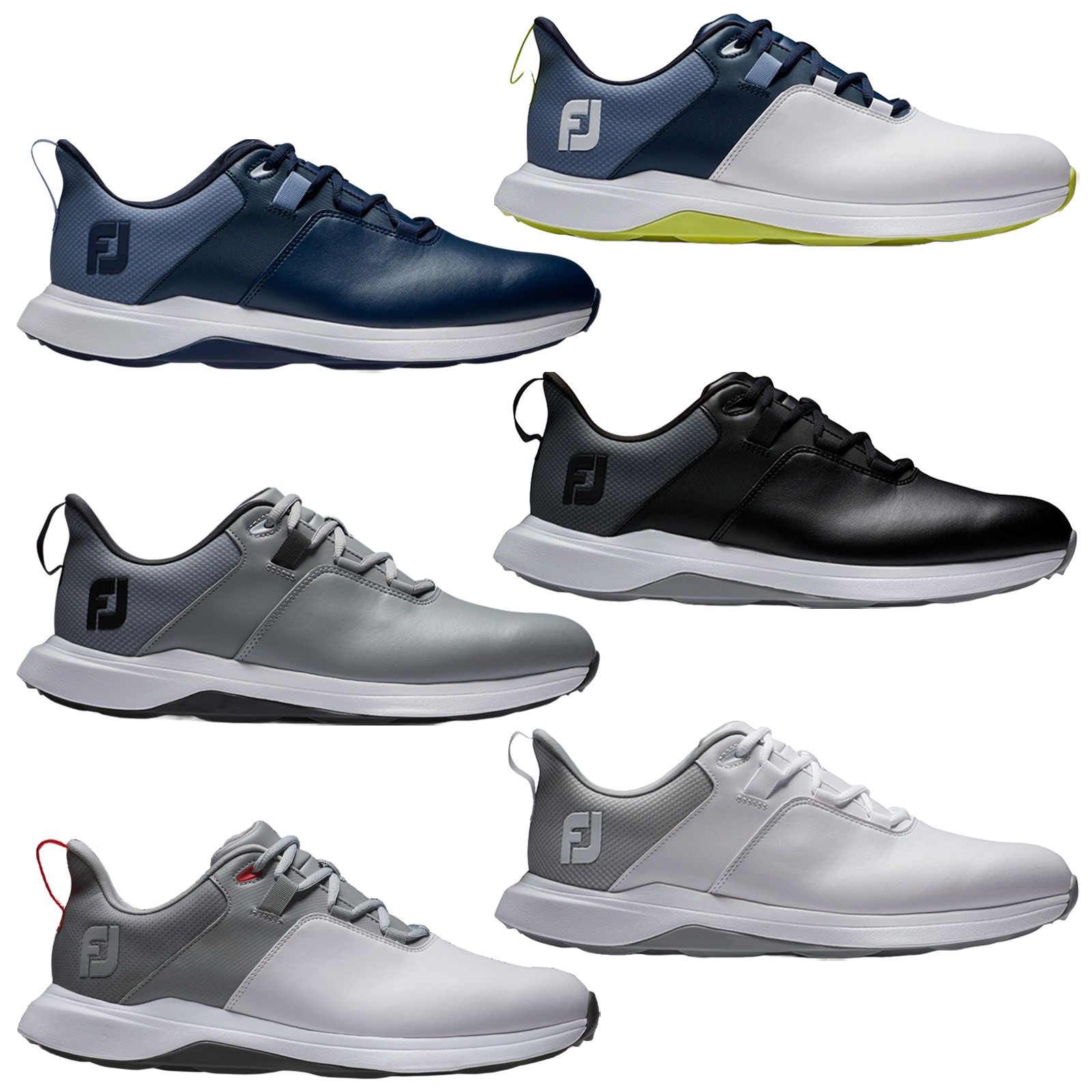FootJoy Hombre Golf Zapatos Impermeable sin Tacos 2025 Prolite Nuevo Rendimiento