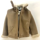 Vintage 1964 GI Joe Action Marine Tank Commander Tan Leather Jacket