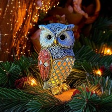 Solar Garden Owl Statue Lantern  Waterproof Patio Decor & Gifts for Mom