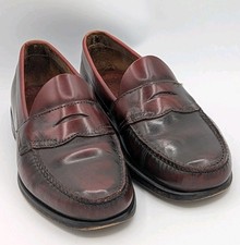 G.H. Bass Weejuns Oxblood Red Leather Men's Size 9.5 D Penny Loafer Dress Shoes