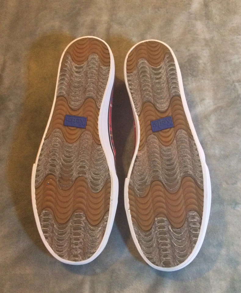 Keds Double Decker Design Slip On  Womens Red Sneakers Casual Shoes Size 9 W - Image 3 of 4