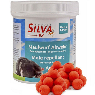 Maulwurffrei SILVA  100 STK. Maulwurf Gift Maulwurfabwehr