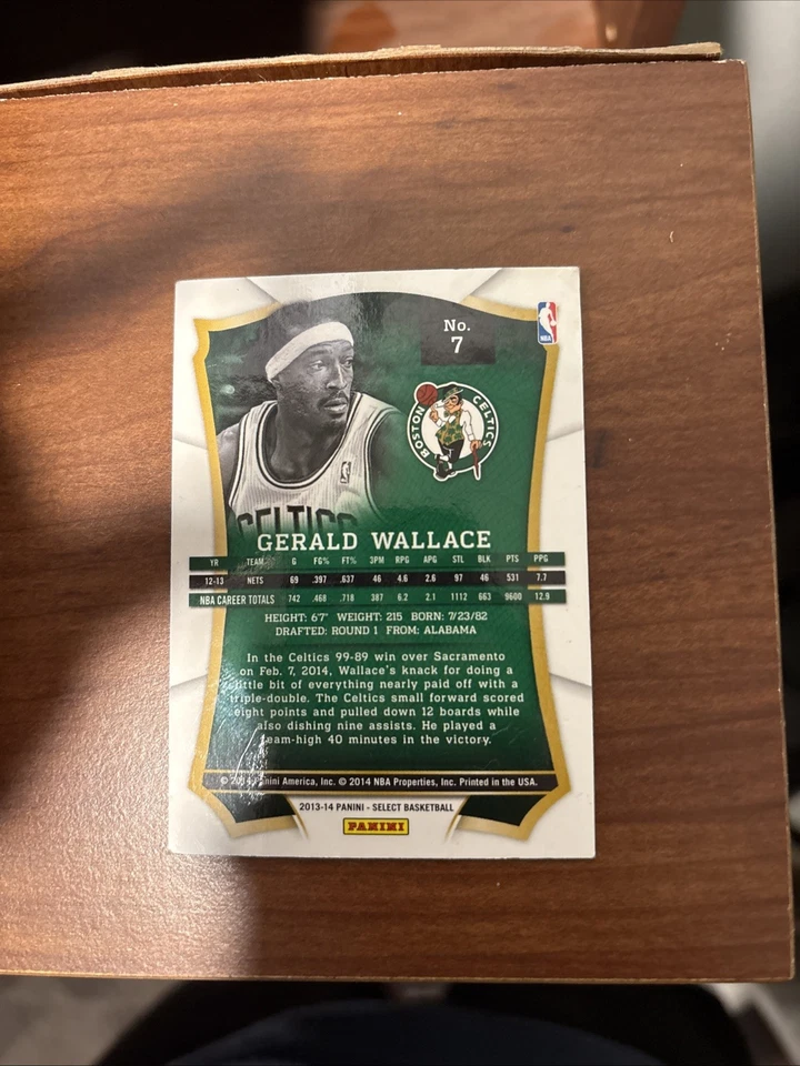 Panini Select 2013-14 - Gerald Wallace #7 Silver Prizm Foto 2 de 2