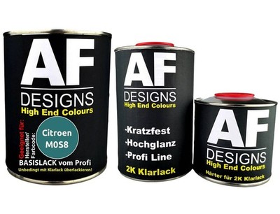 FÜR Citroen M0S8 Bleu Baikal Metallic 2,5L Autolack Set Klarlack Härter
