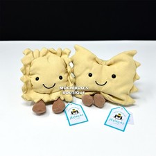 Jellycat AMUSEABLES RAVIOLI & FARFALLE Soft Plush Toys NWT Pasta Duo LOVEY Rare