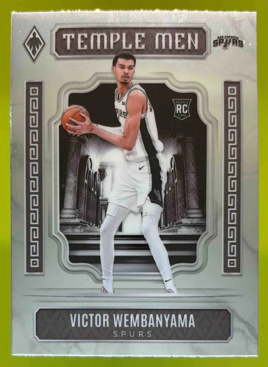 2023-24 Panini Phoenix Victor Wembanyama Temple Men #7 RC San Antonio Spurs