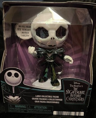 Disney Tim Burton Nightmare Before Christmas Jack Skellington Bobble Head Figure