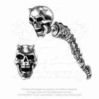 Alchemy England Wraith Spine Ein Ohrstecker Pewter Zinn