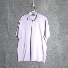 Ted Baker London Mens Lavender Purple Polo Shirt Short Sleeve Size 6 XXL 246754