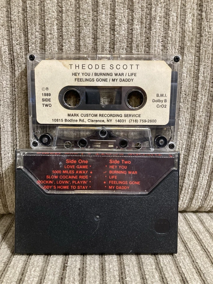 Theode Scott Love Game Demo Tape Cassette Rare Hair Metal Glam AOR '89 Tested Foto 2 de 3