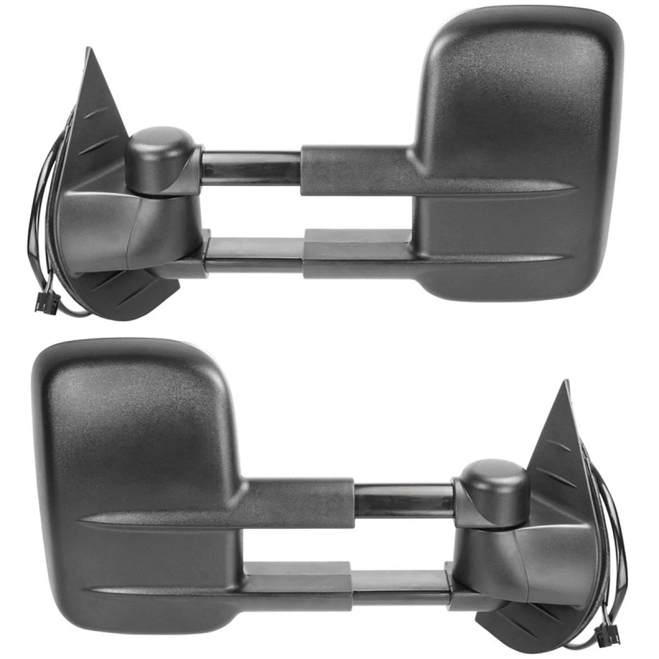 Espelho de reboque aquecido a energia Chevron conjunto de pares de sinal de volta para Silverado Sierra novo - Imagem 3 de 4