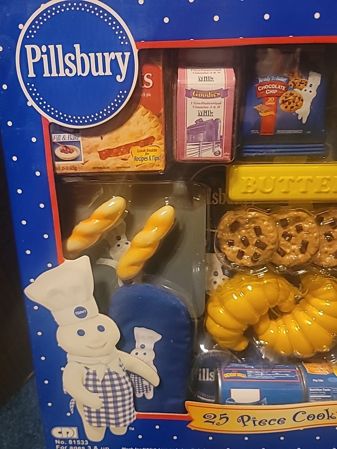 Pillsbury Doughboy 25 Peice Childs Play  Cooking Set 2005