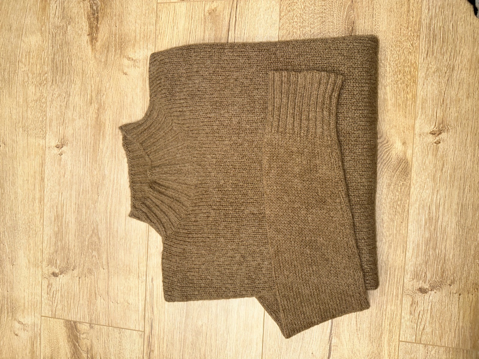 Rare Jenni Kayne Alpaca Wool Polyamide Mock Neck Sweater Soft Cozy Knit Size M image 9