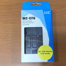 JJC Mc-Cf6 Water Resistant Memory Card Fortress For 6 Cf Cards With Quirky Green