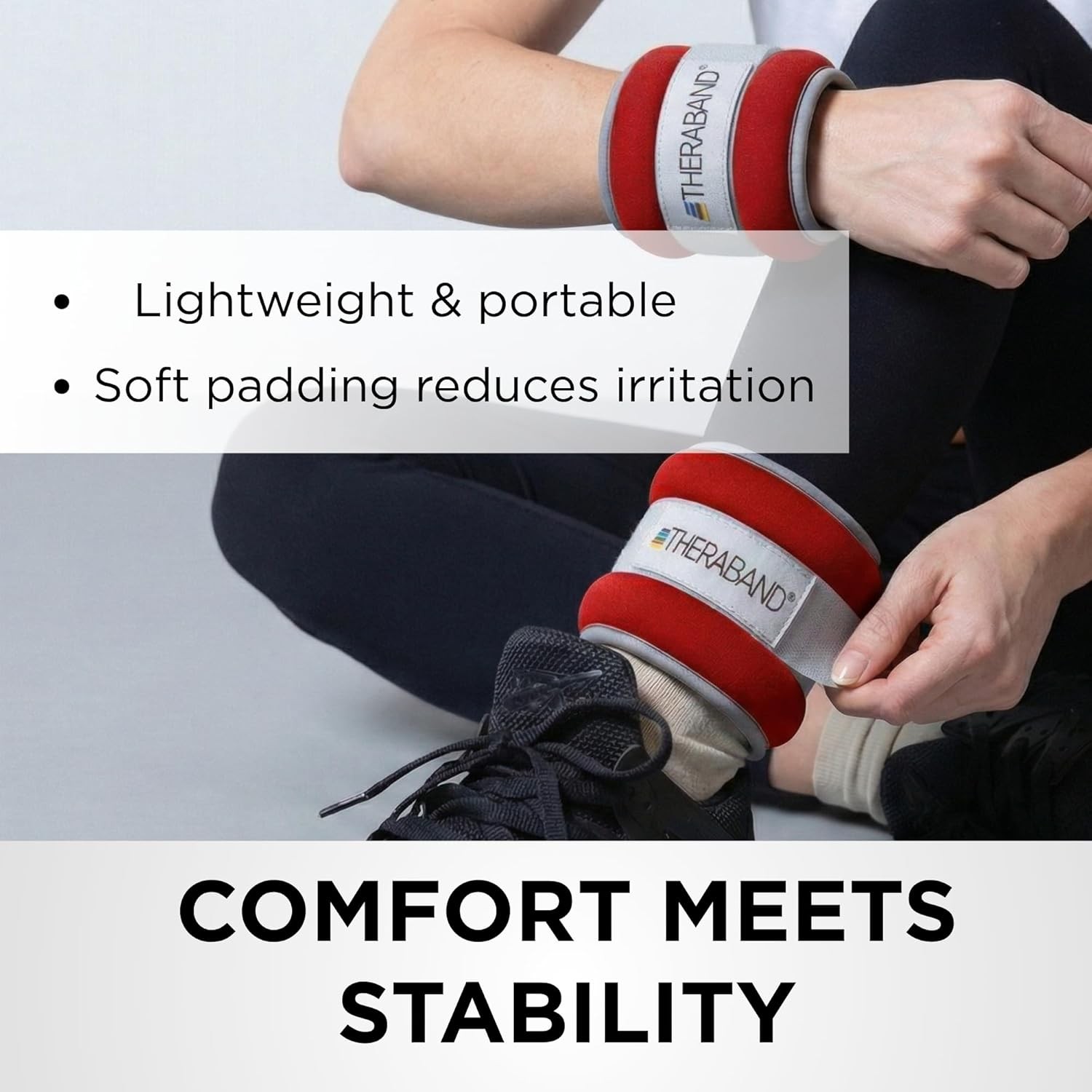 Ankle Weights, Comfort Fit Wrist & Ankle Cuff Weight Set, Adjustable Walking
