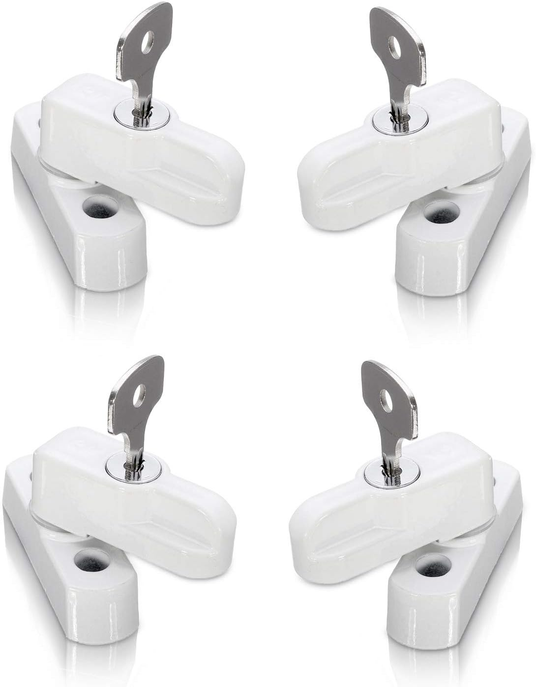 ® 4 Pack Door Jammer and Window Locks for Upvc Doors & Windows - French Doors Se