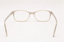 Beige Full Rim Plastic Eyeglass Frames Unisex Adults Modern Solid New