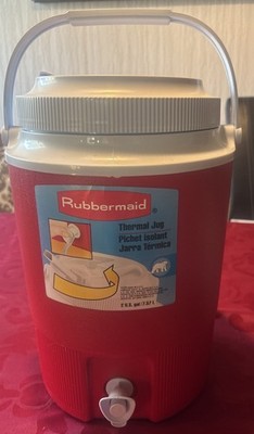 Rubbermaid Kühlbox 7,57L Behälter Getränketräger Hartkühler Einmal Benutzt