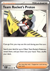 Team Rocket's Proton 208/217 Ascended Heroes
