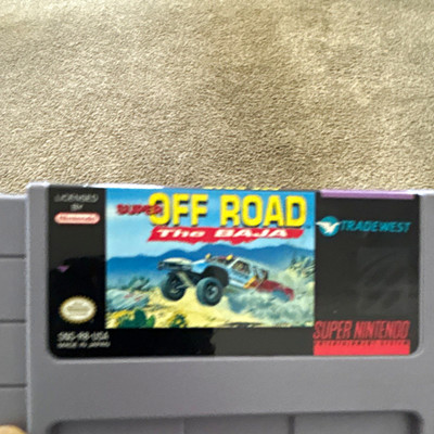 Super Off Road: The Baja - Nintendo SNES, Racing Off-Road Tradewest