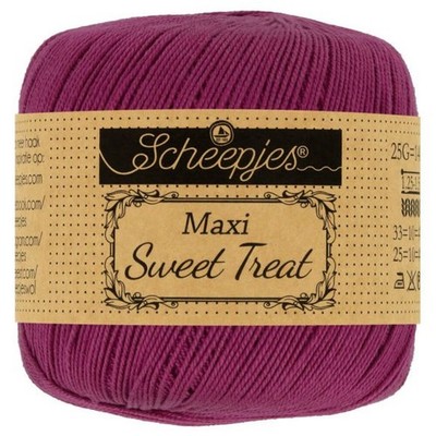 SCHEEPJES MAXI SWEET TREAT 100% Baumwolle merzerisiert Filethäkeln (Farbauswahl)
