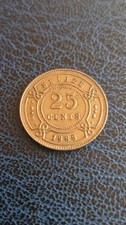 Belize 25 Cent, 1988 *Selten- Königin Elizabeth II