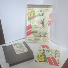 Thumbnail of ebay&reg; auction 156958238167 | Kick Off Nintendo Nes Spiel UK Version Originalverpackt mit Handbuch, mit Schutzfolie