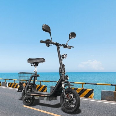 TWOFISH M5 PRO 12'' Elektroroller 48V 13AH Mit Straßenzulassung Scooter mit Sitz